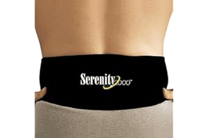 SERENITY2000 Magnetic Therapy Back Wrap for Lower Back - Adjustable Lumbar Support Brace for Sciatica & Pain Relief - 16 x 1100 Gauss Magnets