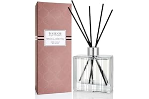 M&SENSE Magical Oriental Reed Diffuser - 7.04oz Diffusers Fragrance with Lavender Vanilla & Coniferous Cedarwood, Candied Fruit Notes, Long-Lasting Home Aromatherapy for Home Bedroom Bathroom Office