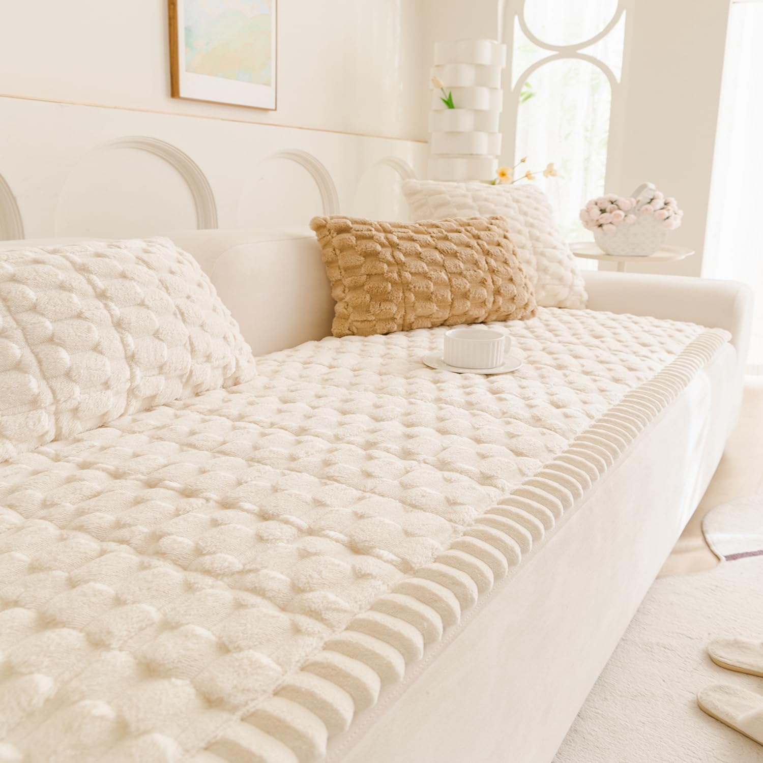 Photo 1 of TGODGPY Pet Couch Cover for Dogs Washable Pet-Friendly Dog Sofa Protector for Furniture Boho Pets Mat for Couches and Sofas