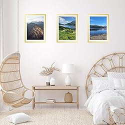 JCJMY 12x16 Picture Frame Gold with 11x14