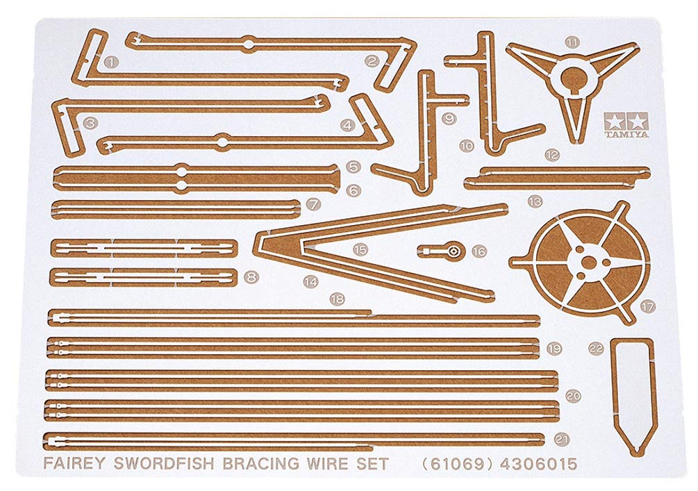 TAMIYA Aircraft Kit 1:48 61069 Swordfish Photo Etched Wire
