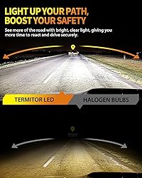 Termitor Latest 9006/HB4 Bulbs, 33,000LM 10X