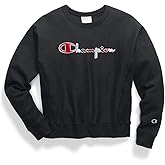 Champion womens Sweatshirt, Reverse Weave, Oversized Fleece Crewneck Sweatshirt for Women