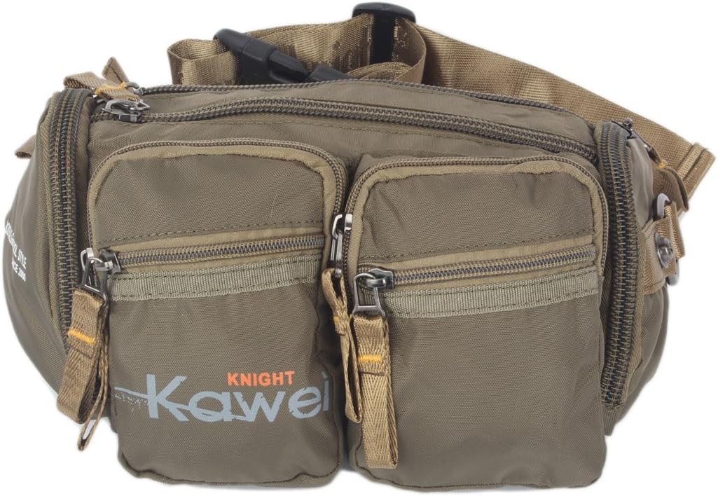 Innturt Nylon Waist Bag Fanny Pack Multi-pockets Sling (Army Green)