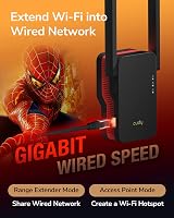 Cudy AX3000 WiFi 6 Extender Repeater Dual Band 3000 SqFt 70 Devices MU-MIMO view 3