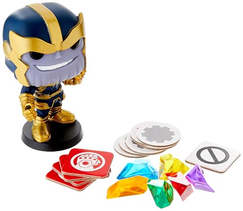 Funko Games Funkoverse: Marvel: 101 1-Pack - Black Panther - French Version - Thanos - 3'' (7.6 Cm) POP! - Light Strategy Board Game For Children & Adults (Ages 10+) - 2-4 Players - Amazon Exclusive
