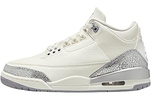 NIKE AIR JORDAN 3 RETRO 'SAIL-CEMENT GREY-METALLIC SILVER'