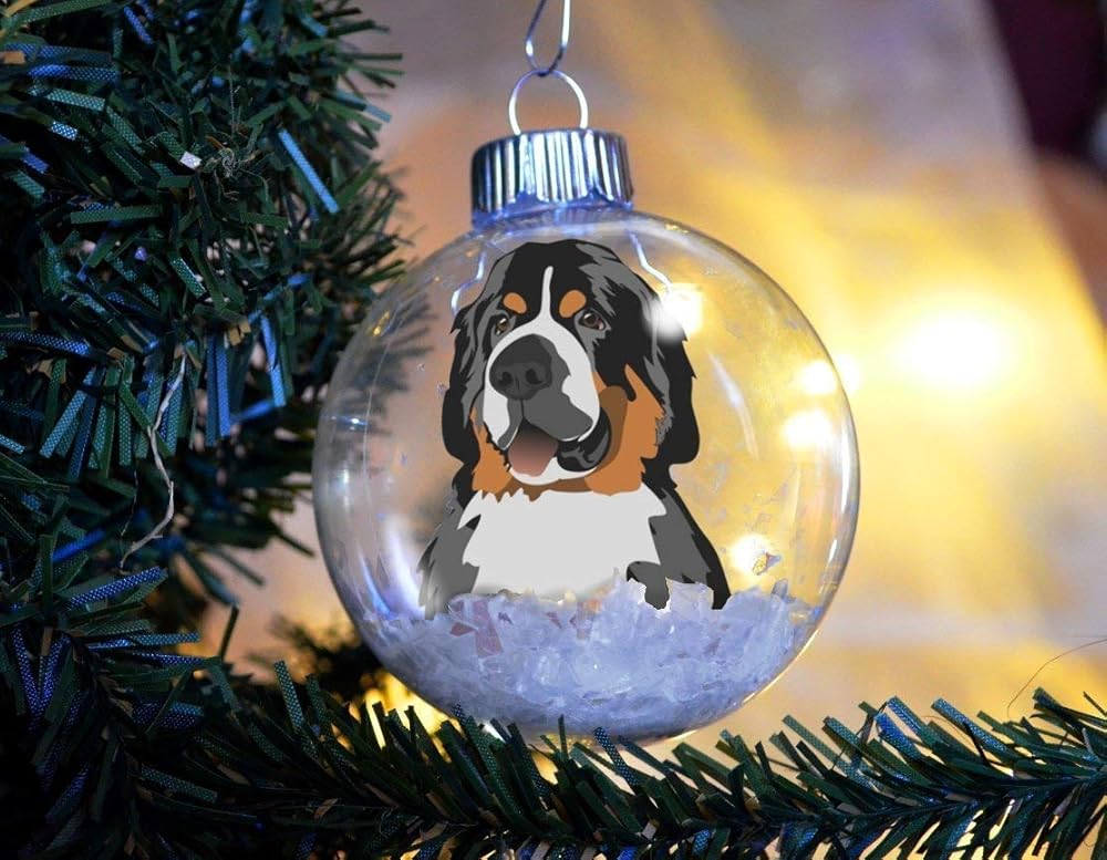 Bernese Mountain Dog Personalized Christmas Ornament