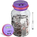 Large Piggy Bank for Adults Kids, Vcertcpl Digital