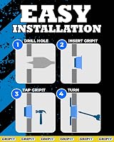 Gripit Mixed Heavy Duty Plasterboard Fixings Kit 16 Pack UK Designed view 7
