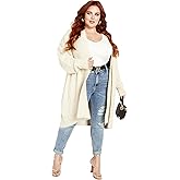 City Chic Women's Plus Size Fluffy Cardigan