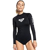 Roxy All Ages Long Sleeve Compression Fit Rashguard UPF 50+ Quick Dry Recycled Swim Shirt