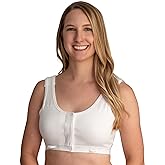 Gentle Touch Surg-Ease Bra with Hook and Loop Front Closure- Post Mastectomy Recovery Bra, Made in USA