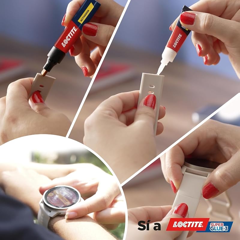Super Glue-3 Plásticos, Pegamento Instantáneo Transparente, 2g/4ml