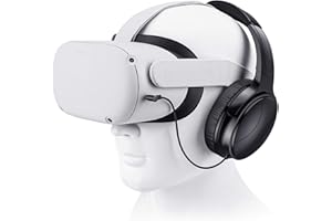 SARLAR VR Gaming Headphones for Quest 2/Quest 3 Increase VR Immersion, Custom Length Cable, Optimized Gaming Audio Driver, Me