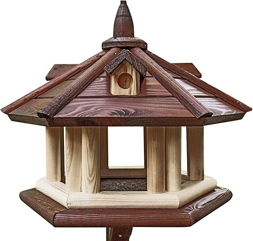 Krakwood Vogelhaus aus Holz ohne Ständer Amazon.de Garten