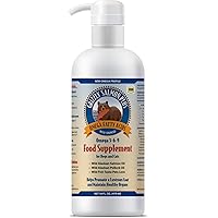 Grizzly Salmon Oil Omega-3 Fatty Acids All-Natural Dog Food Supplement Supporting Healthy Skin, Coat, Joints and Organs (Cert
