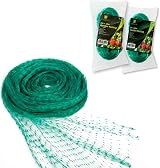 Straame Garden Netting 2m x 10m Green Nylon Fine Mesh 2 Pack