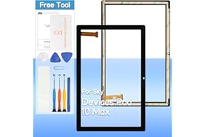 YONDISTA Touch Screen Replacement for Sky Devices Pad 10 Max 10.1" 45Pin MS 2198-FPC V1.0 Screen Replacement Front Glass Digitizer with Tools(168mm*240mm)