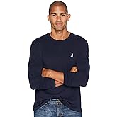 Nautica Men's Long Sleeve Crew Neck T-Shirt Shirt, Navy, XX-Large