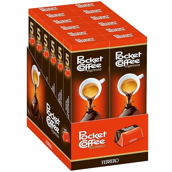 POCKET COFFEE FERRERO 12-5 PIECE PACKS (60 PIECE CASE)