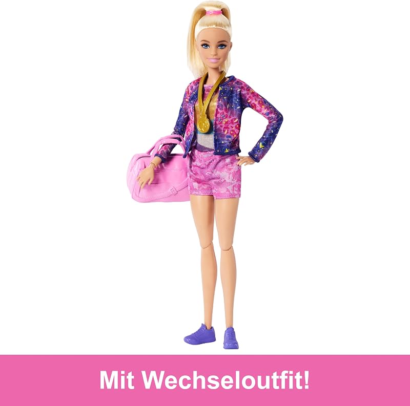 Gymnastik-Puppen- und Zubehör-Set