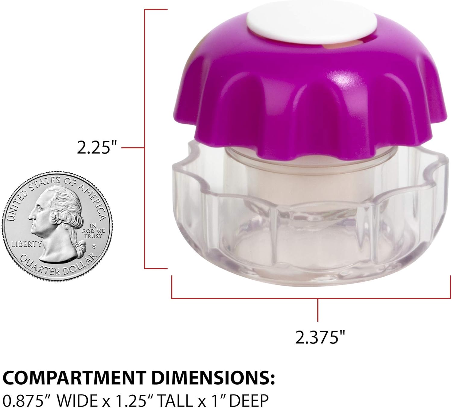 Ezy Dose Ezy Crush Pill Crusher and Grinder | Storage Compartment | Crushes Pills, Vitamins, Tablets | Assorted Colors: Health & Personal Care