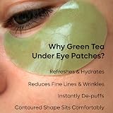 mCaffeine Green Tea Hydrogel Under Eye Patches Dark Circles Puffy Eyes Peptides view 4