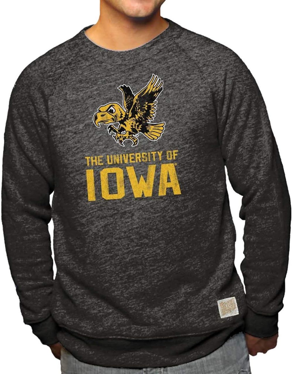 iowa hawkeyes crew neck sweatshirt