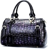 Women's Large Genuine Leather Shoulder Handbags, Luxury Tote Bag Premium Purse Crossbody Bags with Detachable Shoulder Strap