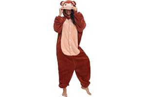 Très Chic Mailanda Panda Cosplay Pajamas Adult Unisex Onesies Animal Sleepwear Halloween Costume