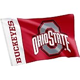 Desert Cactus Ohio State University Flag Buckeyes OSU Banners 100% Polyester Indoor Outdoor 3x5 feet Flags (Team Name)