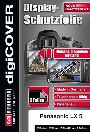 DigiCover B2671 - Protector de pantalla (Cámara, Panasonic, LX 5 ...