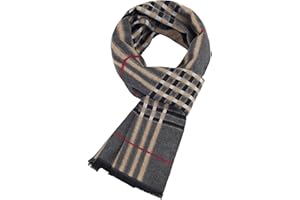 NTLWKR Mens Scarf Winter Fashion Classic Formal Scarf Long Soft Warm Scarves for Men
