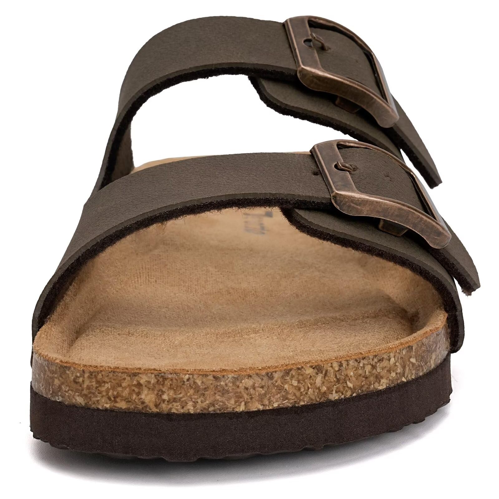 Torotto Kids Sandals Boys Girls Slide Summer Non-slip Cork Glitter Toddler Slippers with Adjustable Straps for Indoor & Outdoor