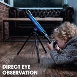 Toyrific Kids Telescope for Beginners, Portable Astronomy with Tripod, Ages 5+ view 2