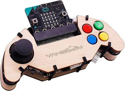 Amazon Co Jp Yahboom マイクロビットロボットカーコントローラー ジョイスティック ゲームパッド 拡張ボードハンドル マイクロ ビットなし パソコン 周辺機器