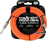 Ernie Ball Flex Instrument Cable Straight/Angle 20ft Orange