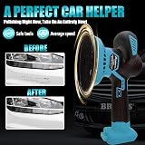 SEHMTSRF Cordless Buffer Polisher 6 Inch 3000mAh Makita Battery 23pc Kit view 4
