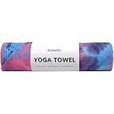 Eunzel Hot Yoga Towel - Microfiber Non Slip Yoga Mat Towel with Grip Dot Sweat Absorbent Towel for Hot Yoga, Pilates and Fitn