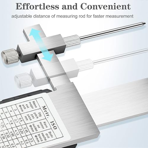 Gap Ruler Rabber Automotive Plane Gap Ruler Digital Step Gauge 0.01mm Accuracy ...