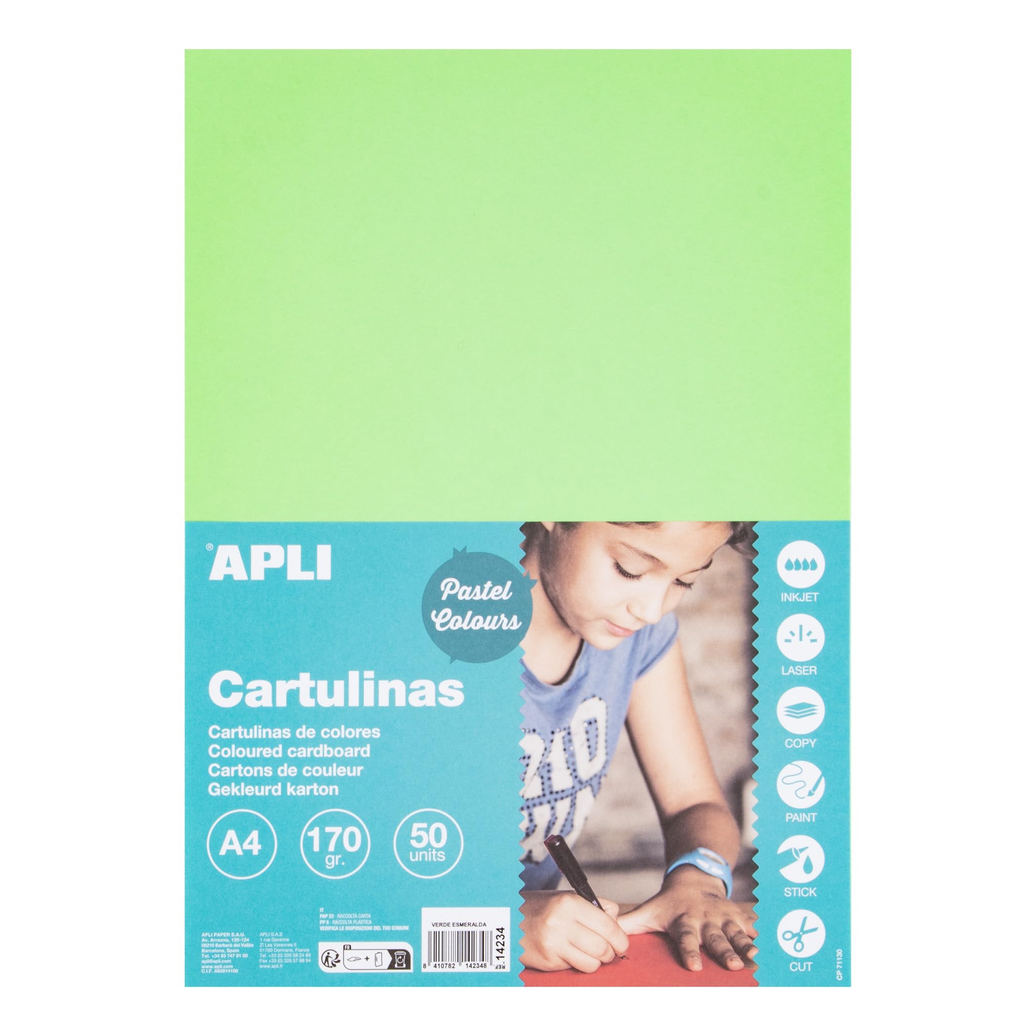 APLI 1423 A4 Emerald Green