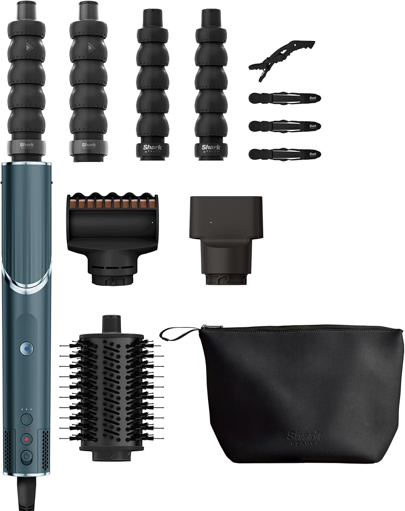 Shark FlexStyle 5-in-1 Air Styler & Hair Dryer HD456TLUK Teal Limited Edition