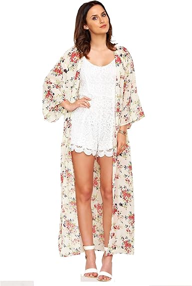 long chiffon kimono