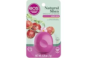 eos Natural Shea Lip Balm- Honey Apple, All-Day Moisture, Made for Sensitive Skin, Shea Lip Care Products, 0.25 oz