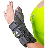BraceAbility Thumb & Wrist Spica Splint | De Quervain's Tenosynovitis Long Stabilizer Brace for Tendonitis, Arthritis & Sprai