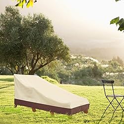 Vailge Waterproof Patio Chaise Lounge Cover, 600D