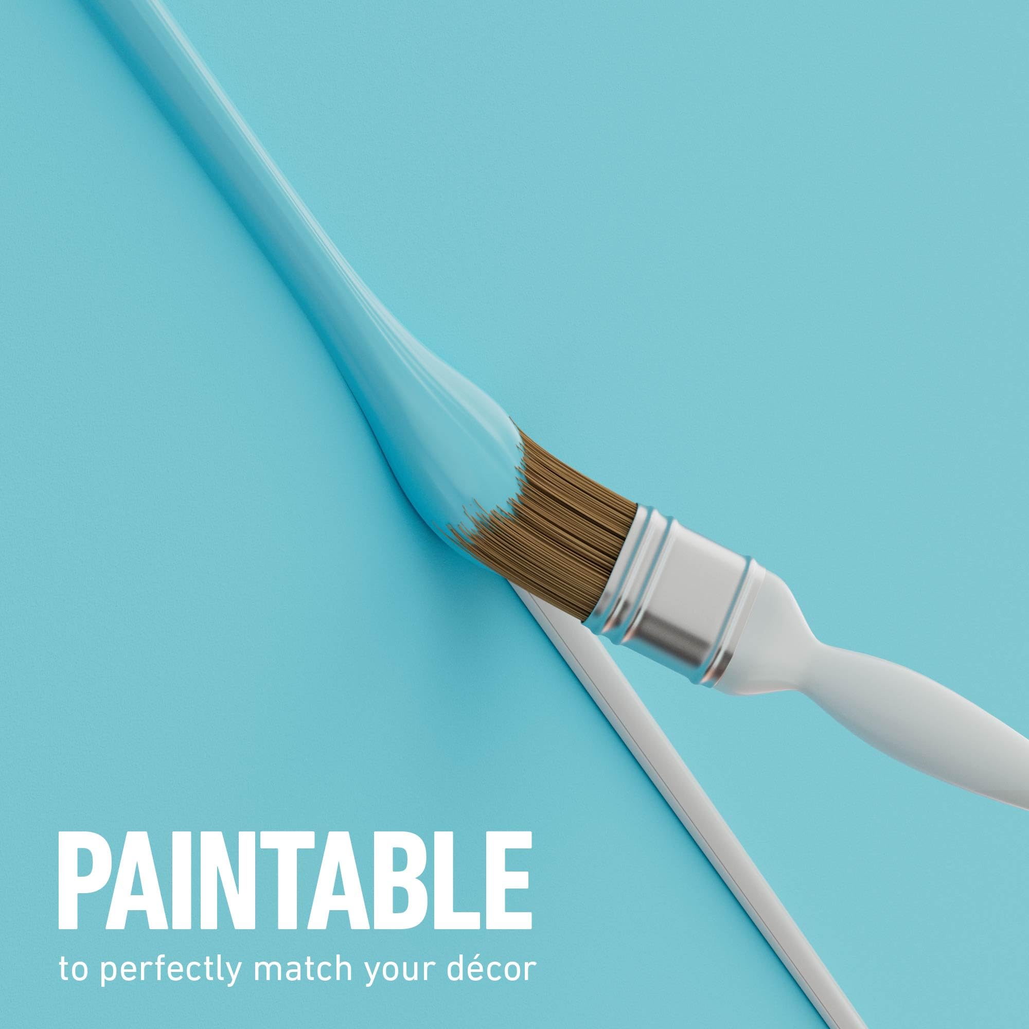 D-Line Half Round Cord Hider, Patented Cable Cover, Hide TV Wall Mount Wires, Raceway for Cords, Decorative Wire Covers, Paintable, Adhesive Cable Concealer, 1x 0.78in W x 0.39in H x 39in L,White