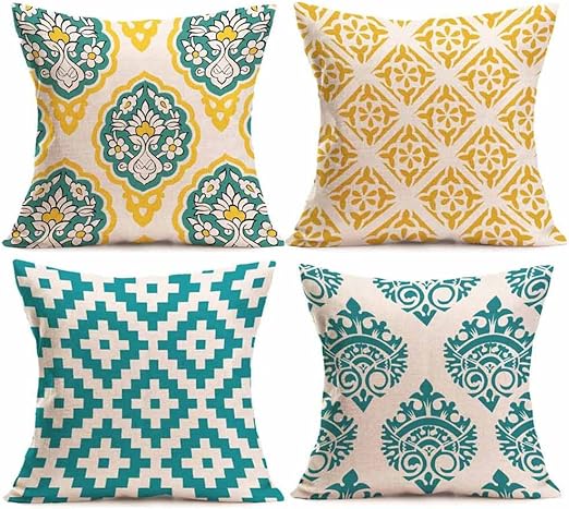 Amazon Com 4pcs Throw Pillow Covers E Scenery Clearance Sale