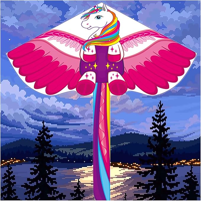 kite Horse kite flying toys for kids angel kite line children kite windsock eagle kite birds